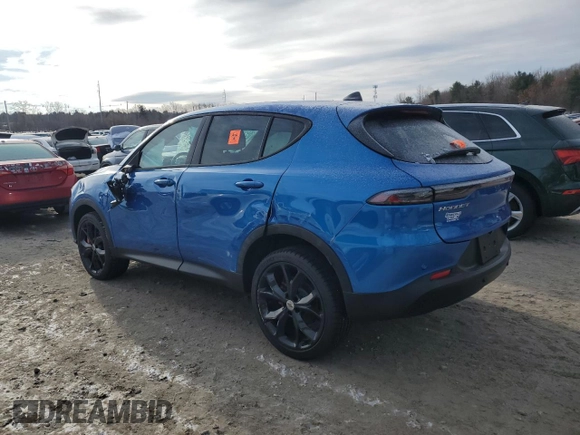 2024 Dodge Hornet GT z VIN ZACNDFAN3R3A36769, wystawiony jako Copart lot #88451055 z przebiegiem Nie podano mil oraz Szkoda całkowita • Salvage title. Historia ofert i sprzedaży dostępna na DreamBid. Obrazek 2.