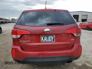 2015 Kia Sorento LX with VIN 5XYKT3A61FG567129, listed as a Copart auction lot 47701375 with 195,130 mi miles and Clean Title. Bid and sale history available at carsss.com. Image 6.