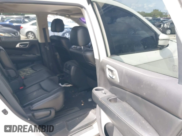 2017 Nissan Pathfinder S with VIN 5N1DR2MN7HC648384, listed as a IAAI auction lot 41863779 with 72,710 mi miles and . Bid and sale history available at DreamBid. Image 8.