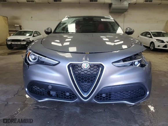 2020 Alfa Romeo Stelvio Ti with VIN ZASPAKBN1L7C88968, listed as a Copart auction lot 51223235 with 79,530 mi miles and Salvage Title. Bid and sale history available at carsss.com. Image 5.
