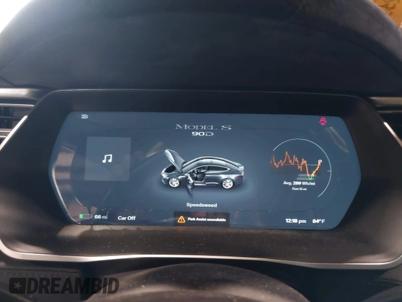 2016 Tesla Model S 90D with VIN 5YJSA1E22GF124109, listed as a IAAI auction lot 42487466 with 83,593 mi miles and . Bid and sale history available at DreamBid. Image 19.