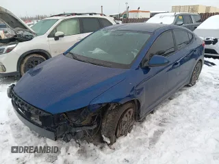 2017 Hyundai Elantra SE with VIN 5NPD74LF2HH181217, listed as a Copart auction lot 52233105 with 117,306 mi miles and Salvage title. Bid and sale history available at DreamBid. Image 1.