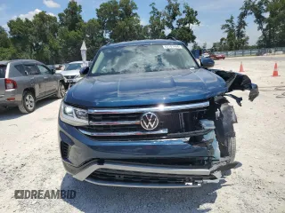 2022 Volkswagen Atlas SE with VIN 1V2WP2CAXNC508048, listed as a Copart auction lot 63107444 with 23,844 mi miles and Salvage title. Bid and sale history available at DreamBid. Image 5.