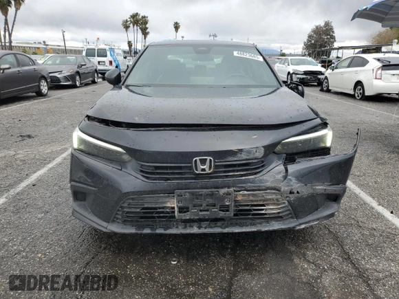 2022 Honda Civic Sedan Sport with VIN 2HGFE2F51NH506077, listed as a Copart auction lot 48823685 with 94,797 mi miles and Salvage Title. Bid and sale history available at carsss.com. Image 5.