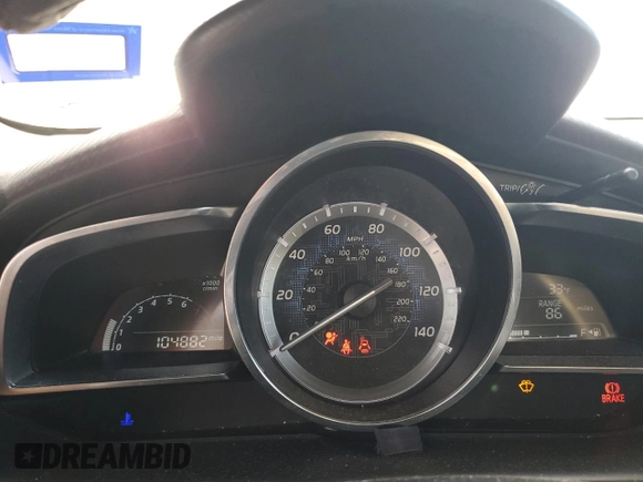 2016 Scion iA with VIN 3MYDLBZV1GY103531, listed as a Copart auction lot 42111955 with 104,882 mi miles and Salvage Title. Bid and sale history available at carsss.com. Image 9.