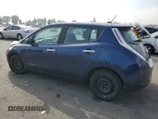 2016 Nissan LEAF S with VIN 1N4AZ0CP2GC306442, listed as a Copart auction lot 58014843 with 25,340 mi miles. Bid and sale history available at carsss.com. Image 2.