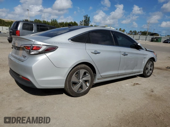 2017 Hyundai Sonata Hybrid Limited with VIN KMHE34L38HA067845, listed as a Copart auction lot 38892253 with 87,285 mi miles. Bid and sale history available at carsss.com. Image 3.
