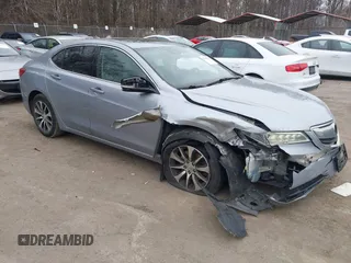 2016 Acura TLX Technology z VIN 19UUB1F59GA004672, wystawiony jako IAAI lot #41610950 z przebiegiem 198 719 mil mil oraz . Historia ofert i sprzedaży dostępna na DreamBid. Obrazek 1.