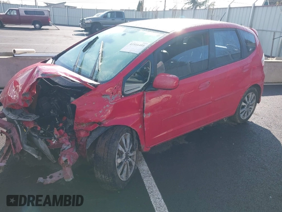 2012 Honda Fit Sport with VIN JHMGE8H59CC021056, listed as a IAAI auction lot 41916405 with 1 mi miles. Bid and sale history available at carsss.com. Image 2.