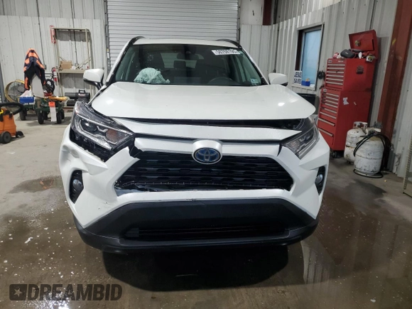 2021 Toyota RAV4 Hybrid LE with VIN 4T3B6RFV0MU050204, listed as a Copart auction lot 50768195 with 76,508 mi miles and Salvage Title. Bid and sale history available at carsss.com. Image 5.