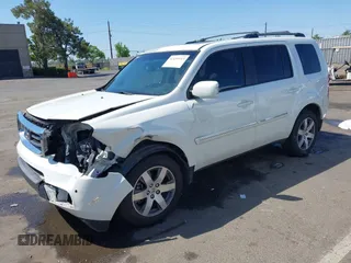 2013 Honda Pilot Touring with VIN 5FNYF4H92DB031589, listed as a IAAI auction lot 42159313 with 192,604 mi miles and . Bid and sale history available at carsss.com. Image 2.
