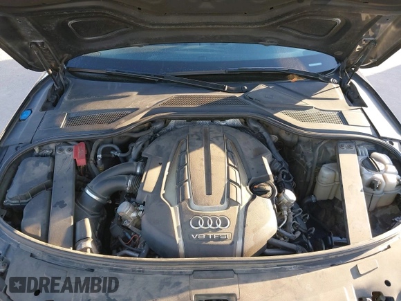 2013 Audi A8 L 4.0L with VIN WAUR2AFD3DN012893, listed as a IAAI auction lot 41209419 with 116,990 mi miles. Bid and sale history available at carsss.com. Image 10.