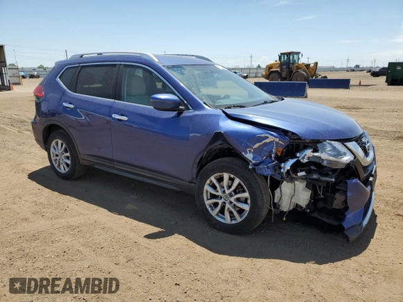2017 Nissan Rogue SV with VIN KNMAT2MV1HP547195, listed as a Copart auction lot 60706425 with 138,162 mi miles and Salvage title. Bid and sale history available at DreamBid. Image 4.