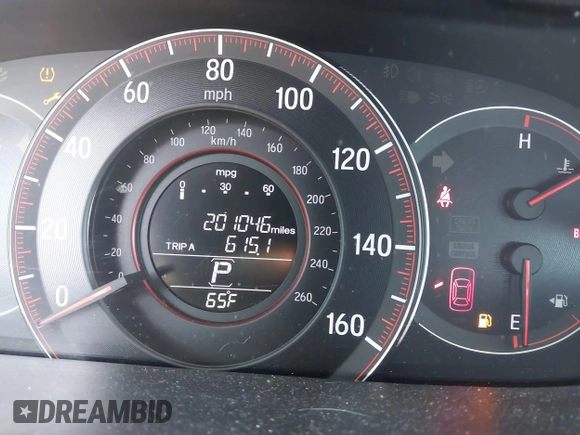 2016 Honda Accord Sport with VIN 1HGCR2F54GA046664, listed as a IAAI auction lot 41411966 with 201,046 mi miles and . Bid and sale history available at DreamBid. Image 15.
