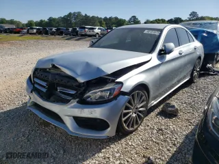 2015 Mercedes-Benz C-Class C 300 with VIN 55SWF4JB4FU088835, listed as a Copart auction lot 48181675 with 71,958 mi miles and Salvage Title. Bid and sale history available at carsss.com. Image 1.