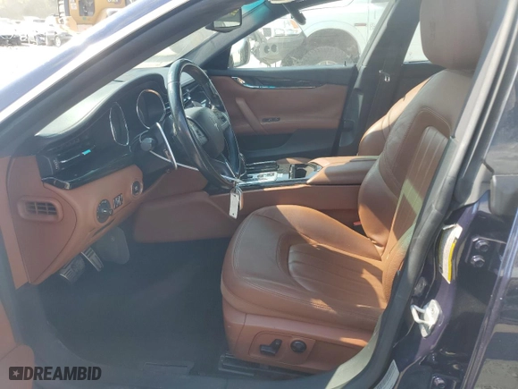 2015 Maserati Quattroporte S Q4 with VIN ZAM56RRA1F1135121, listed as a Copart auction lot 67470824 with 77,699 mi miles and Salvage Title. Bid and sale history available at carsss.com. Image 7.