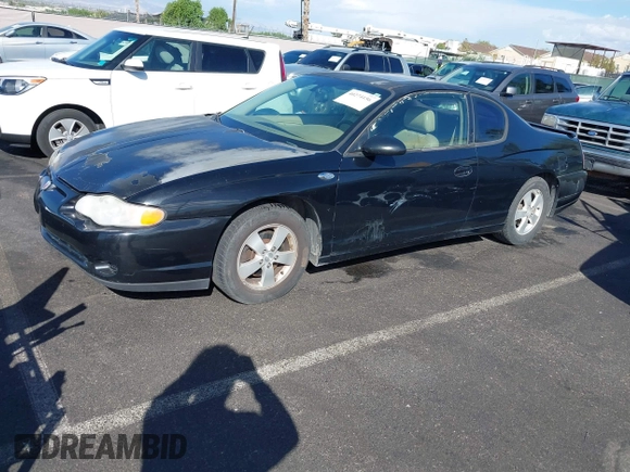 2005 Chevrolet Monte Carlo LT with VIN 2G1WX12K259344378, listed as a IAAI auction lot 40274156 with 140,777 mi miles. Bid and sale history available at carsss.com. Image 2.