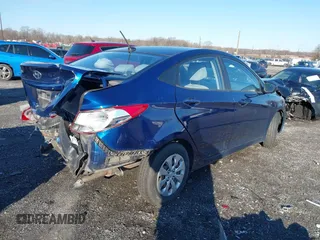2015 Hyundai Accent GLS with VIN KMHCT4AE6FU916149, listed as a IAAI auction lot 41082268 with 153,219 mi miles. Bid and sale history available at carsss.com. Image 4.