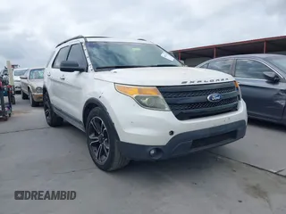 2014 Ford Explorer Sport z VIN 1FM5K8GT2EGA23238, wystawiony jako IAAI lot #42022218 z przebiegiem 136 830 mil mil oraz . Historia ofert i sprzedaży dostępna na DreamBid. Obrazek 1.