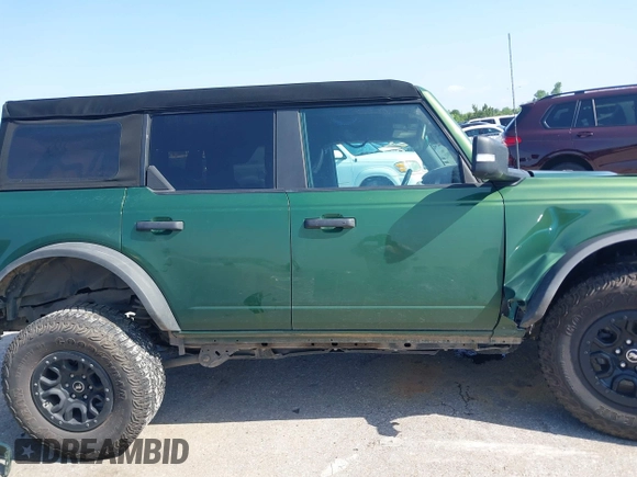 2023 Ford Bronco с VIN 1FMEE5DP0PLB60332, выставлен на аукционе IAAI как лот 42200832 с пробегом 54 921 миль миль и . История ставок и продаж доступна на DreamBid. Изображение 14.