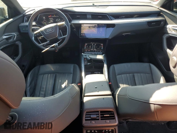 2022 Audi e-tron Premium with VIN WA1AAAGE6NB011258, listed as a Copart auction lot 45990135 with 51,679 mi miles and Salvage Title. Bid and sale history available at DreamBid. Image 8.