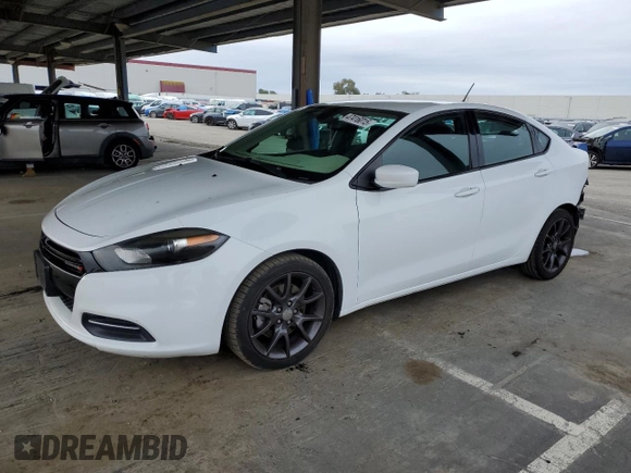 2016 Dodge Dart SE with VIN 1C3CDFAA0GD690593, listed as a Copart auction lot 47416015 with 78,114 mi miles and Salvage Title. Bid and sale history available at DreamBid. Image 1.