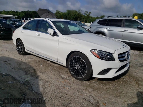 2021 Mercedes-Benz C 300 z VIN W1KWF8DB2MR631388, wystawiony jako Copart lot #59914035 z przebiegiem 45 794 mil mil oraz Szkoda całkowita • Salvage title. Historia ofert i sprzedaży dostępna na DreamBid. Obrazek 4.