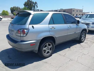 2001 Lexus RX 300 with VIN JTJHF10U610216122, listed as a IAAI auction lot 42184309 with 216,343 mi miles. Bid and sale history available at carsss.com. Image 4.