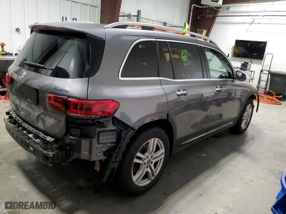 2023 Mercedes-Benz GLB with VIN W1N4M4HB6PW325691, listed as a Copart auction lot 85219004 with 22,796 mi miles and Salvage Title. Bid and sale history available at carsss.com. Image 3.