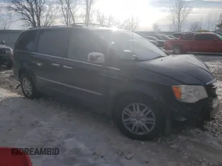 2010 Chrysler Town & Country Limited with VIN 2A4RR7DX2AR387410, listed as a Copart auction lot 43850825 with 174,436 mi miles and Clean Title. Bid and sale history available at carsss.com. Image 4.