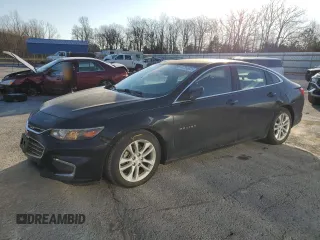 2016 Chevrolet Malibu LT with VIN 1G1ZE5ST9GF183153, listed as a Copart auction lot 47356925 with 155,883 mi miles and Salvage Title. Bid and sale history available at carsss.com. Image 1.