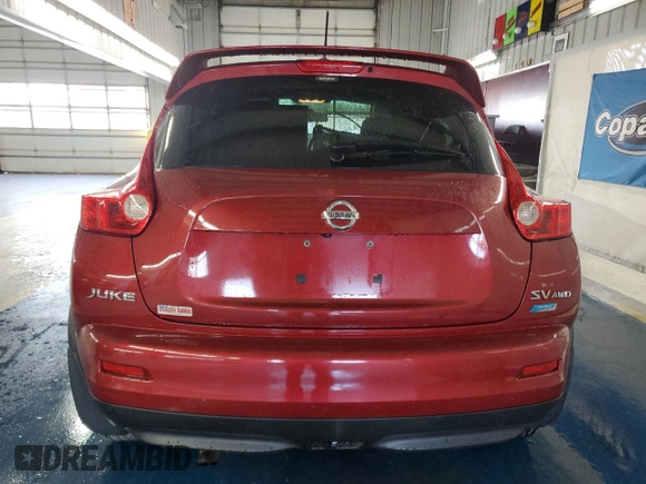 2014 Nissan Juke SV with VIN JN8AF5MV6ET361748, listed as a Copart auction lot 77961724 with 131,154 mi miles and Clean Title. Bid and sale history available at DreamBid. Image 6.