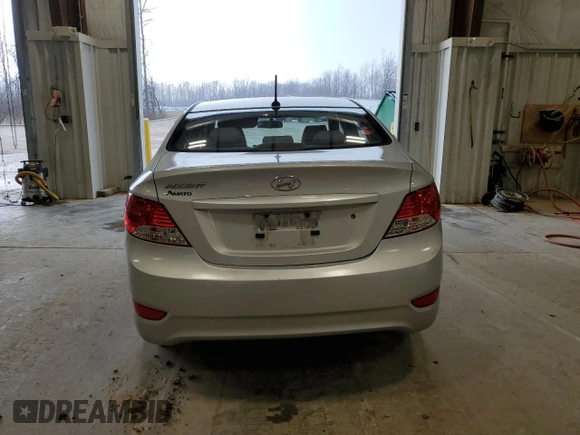 2014 Hyundai Accent GLS with VIN KMHCT4AE1EU675132, listed as a Copart auction lot 52580865 with 109,052 mi miles and Non Repairable. Bid and sale history available at carsss.com. Image 6.