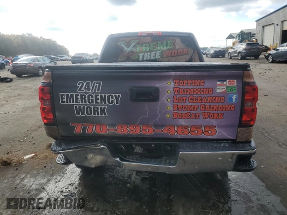 2016 Chevrolet Silverado 1500 Work Truck with VIN 3GCPCNECXGG190949, listed as a Copart auction lot 83014704 with 177,882 mi miles and Salvage Title. Bid and sale history available at DreamBid. Image 6.