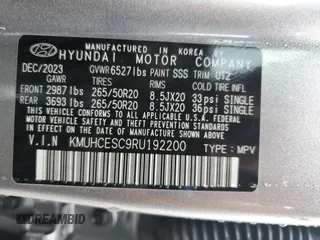 2024 Genesis GV80 z VIN KMUHCESC9RU192200, wystawiony jako Copart lot #44565085 z przebiegiem Nie podano mil oraz Nie do naprawy • Non repairable. Historia ofert i sprzedaży dostępna na DreamBid. Obrazek 13.