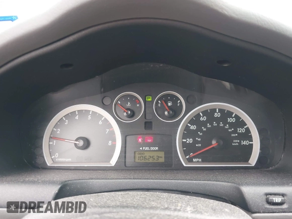 2006 Hyundai Santa Fe GLS with VIN KM8SC13D36U049405, listed as a IAAI auction lot 42074217 with 106,253 mi miles. Bid and sale history available at carsss.com. Image 7.