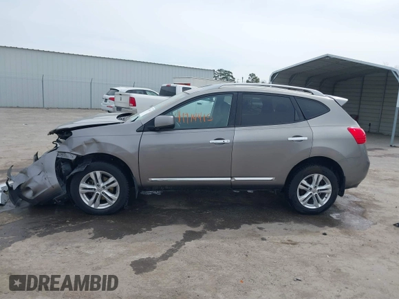 2012 Nissan Rogue S with VIN JN8AS5MT5CW605010, listed as a IAAI auction lot 41714415 with 167,445 mi miles and . Bid and sale history available at DreamBid. Image 14.