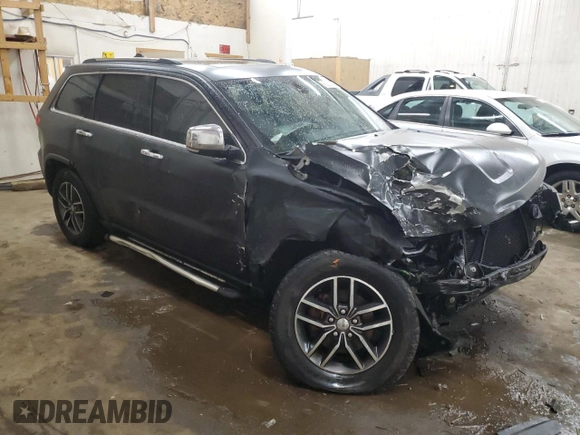 2017 Jeep Grand Cherokee Limited 75th Anniversary with VIN 1C4RJFBG7HC942963, listed as a Copart auction lot 86825454 with 169,227 mi miles and Salvage title. Bid and sale history available at DreamBid. Image 4.