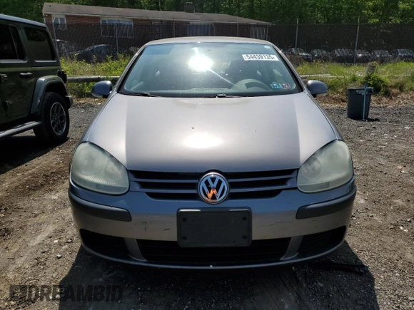 2008 Volkswagen Rabbit S with VIN WVWBA71K18W242609, listed as a Copart auction lot 54439135 with 206,083 mi miles and Salvage title. Bid and sale history available at DreamBid. Image 5.