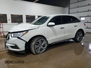 2017 Acura MDX Technology z VIN 5FRYD4H72HB020746, wystawiony jako Copart lot #61639265 z przebiegiem 138 751 mil mil oraz Szkoda całkowita • Salvage title. Historia ofert i sprzedaży dostępna na DreamBid. Obrazek 1.