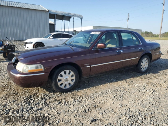 2003 Mercury Grand Marquis LS Premium with VIN 2MEFM75W03X606245, listed as a Copart auction lot 50795125 with 207,117 mi miles and Salvage Title. Bid and sale history available at DreamBid. Image 1.