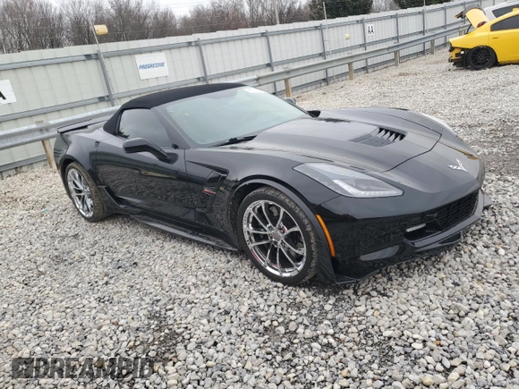 2017 Chevrolet Corvette with VIN 1G1Y13D79H5114515, listed as a Copart auction lot 45343615 with 30,078 mi miles and Salvage title. Bid and sale history available at DreamBid. Image 4.