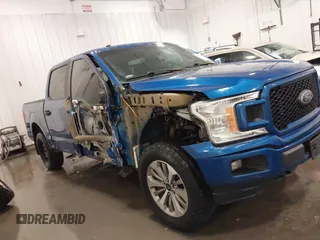 2018 Ford F-150 XL with VIN 1FTEW1EP0JKC63398, listed as a IAAI auction lot 41758777 with 74,961 mi miles. Bid and sale history available at carsss.com. Image 14.