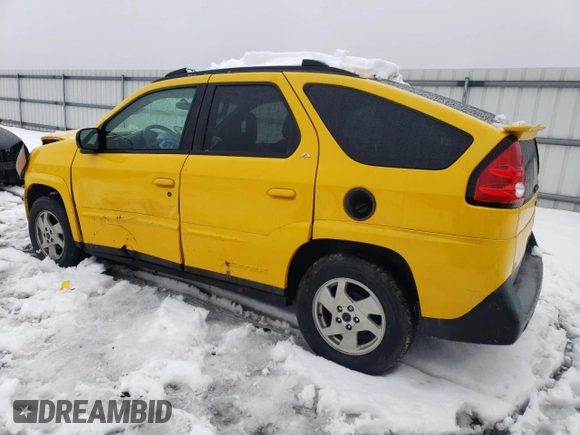 2002 Pontiac Aztek z VIN 3G7DA03E22S580481, wystawiony jako Copart lot #44932305 z przebiegiem Nie podano mil oraz Szkoda całkowita • Salvage title. Historia ofert i sprzedaży dostępna na DreamBid. Obrazek 2.