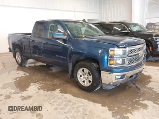 2015 Chevrolet Silverado 1500 LT with VIN 1GCVKREC3FZ402123, listed as a IAAI auction lot 41490487 with 130,440 mi miles. Bid and sale history available at carsss.com. Image 1.