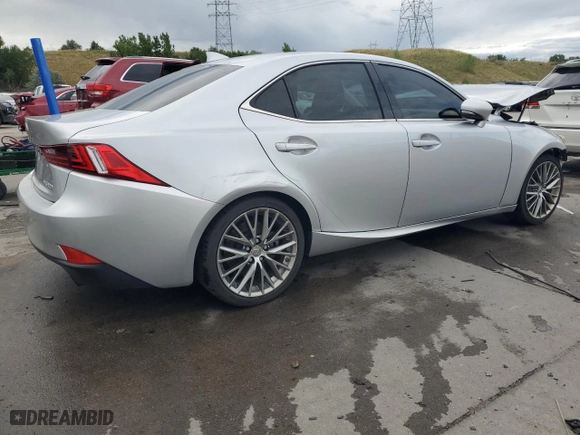 2016 Lexus IS 300 with VIN JTHCM1D2XG5005575, listed as a Copart auction lot 68472124 with 89,602 mi miles and Salvage Title. Bid and sale history available at carsss.com. Image 3.