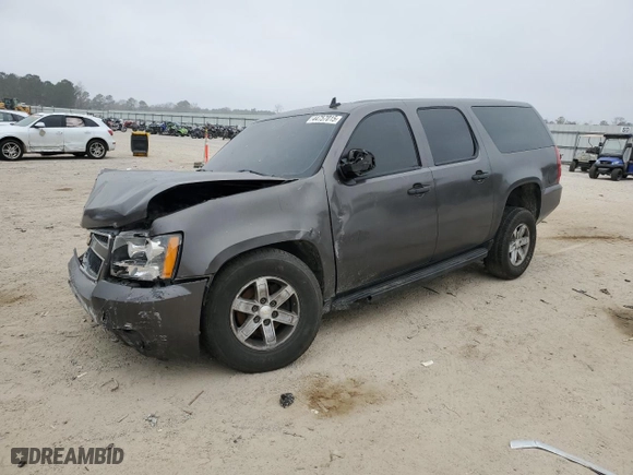 2007 Chevrolet Suburban LS with VIN 1GNFC16087J233778, listed as a Copart auction lot 44757015 with 285,393 mi miles and Salvage Title. Bid and sale history available at carsss.com. Image 1.