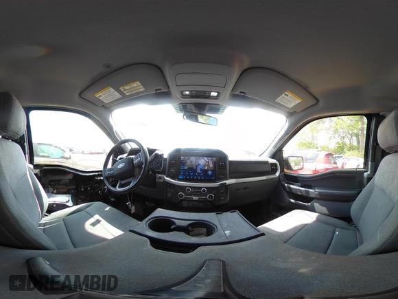 2021 Ford F-150 XL with VIN 1FTFX1E56MFA89186, listed as a IAAI auction lot 42220409 with 95,650 mi miles and . Bid and sale history available at DreamBid. Image 19.