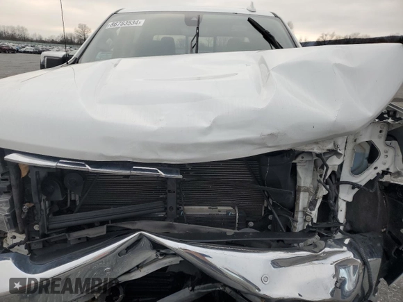 2020 Chevrolet Silverado 1500 LTZ with VIN 1GCUYGETXLZ229453, listed as a Copart auction lot 86783534 with Not Provided miles and Salvage Title. Bid and sale history available at DreamBid. Image 11.