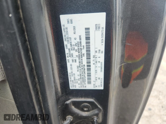 2018 Ford F-150 XL with VIN 1FTEX1CP7JKF80739, listed as a Copart auction lot 62030155 with 144,548 mi miles and Salvage title. Bid and sale history available at DreamBid. Image 12.